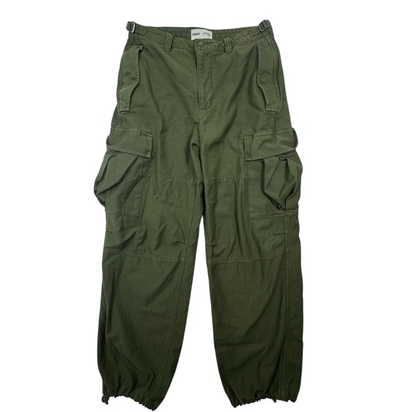 TNA Pants - Aritzia TNA Green Cargo Pants with Utility Design Size 6